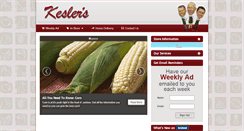 Desktop Screenshot of keslersmarket.com